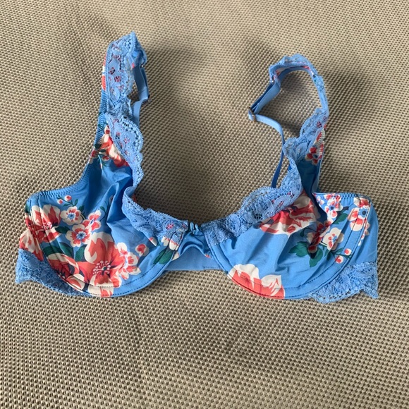 aerie Other - Aerie Unlined Floral and Lace Bra